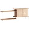 MOEBE - Scaffale Shelving System - Legno naturale - MDF impiallacciato rovere