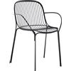 Kartell - Poltrona HiRay - Nero - Acciaio galvanizzato verniciato - Designer Ludovica & Roberto Palomba