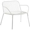 Kartell - Poltrona bassa HiRay - Bianco - Acciaio galvanizzato verniciato - Designer Ludovica & Roberto Palomba