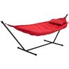 Fatboy - Amaca con supporto Headdemock - Rosso - Tessuto da esterni Olefina