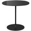 Kartell - Tavolino d'appoggio Thierry - Nero - Acciaio verniciato - Designer Piero Lissoni