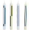 Hay - Candela lunga - Multicolore - Stearina vegetale