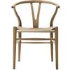 CARL HANSEN & SON - Sedia Wegner - Legno naturale - Designer Hans J. Wegner