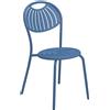 Emu - Sedia impilabile Coupole - Blu - Acciaio verniciato - Designer Emu Studio