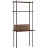 MOEBE - Scrivania Shelving System - Marrone - MDF impiallacciato rovere