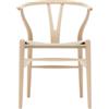 CARL HANSEN & SON - Sedia Wegner - Legno naturale - Designer Hans J. Wegner