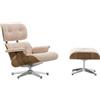 Vitra - Poltrona imbottita Lounge Chair - Rosa - Designer Charles & Ray Eames