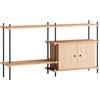 MOEBE - Scaffale Shelving System - Legno naturale - MDF impiallacciato rovere