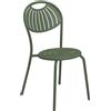 Emu - Sedia impilabile Coupole - Verde - Acciaio verniciato - Designer Emu Studio