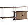 MOEBE - Scaffale Shelving System - Marrone - MDF impiallacciato rovere