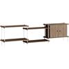 MOEBE - Scaffale Shelving System - Marrone - MDF impiallacciato rovere