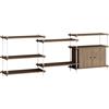 MOEBE - Scaffale Shelving System - Marrone - MDF impiallacciato rovere