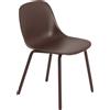 Muuto - Sedia Fiber OUTDOOR - Marrone - Plastica 100% riciclata - Designer Iskos-Berlin