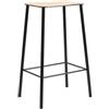 Frama - Sgabello bar Adam - Beige - Legno - Designer Toke Lauridsen