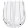 BROSTE COPENHAGEN - Bicchiere Stripe - Bianco - Vetro soffiato a bocca