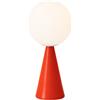 Fontana Arte - Lampada da tavolo Bilia - Rosso - Vetro soffiato satinato - Designer Gio Ponti
