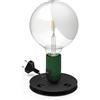 Flos - Lampada da tavolo Lampadina - Verde - Bachelite - Designer Achille Castiglioni