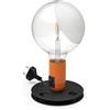 Flos - Lampada da tavolo Lampadina - Arancione - Bachelite - Designer Achille Castiglioni