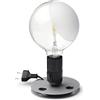 Flos - Lampada da tavolo Lampadina - Nero - Bachelite - Designer Achille Castiglioni