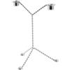Hay - Candeliere Wire - Argento - Acciaio - Designer Kris Kabel