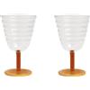 klevering & klevering - Bicchiere da vino Mingle - Arancione - Vetro