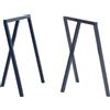 Hay - Coppia di cavaletti Loop - Blu - Acciaio laccato - Designer Leif Jorgensen