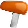 Flos - Lampada da tavolo Snoopy - Arancione - Marmo di Carrara - Designer Pier Giacomo Castiglioni