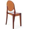 Kartell - Sedia impilabile Ghost - Arancione - policarbonato 2,0 - Designer Philippe Starck