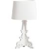 Kartell - Lampada da tavolo Bourgie - Bianco - policarbonato 2,0 - Designer Ferruccio Laviani