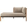 Vincent Sheppard - Divano da giardino imbottito Lento - Legno naturale - Tessuto per esterni - Designer Bertrand Lejoly