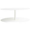 Cappellini - Tavolino Gong - Bianco - Metallo - Designer Giulio Cappellini