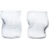 Ferm Living - Bicchiere Dimple - Trasparente - Sughero - Designer Trine Andersen