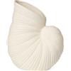 Ferm Living - Vaso Shell - Bianco - Gres - Designer Trine Andersen
