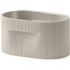 Muuto - Vaso per fiori Ridge - Beige - Terracotta - Designer Studio Kaksikko