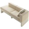 Serralunga - Divano da giardino imbottito Bellini Hour - Beige - Polietilene - Designer Claudio Bellini