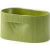 Muuto - Vaso per fiori Ridge - Verde - Terracotta - Designer Studio Kaksikko