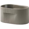 Muuto - Vaso per fiori Ridge - Marrone - Terracotta - Designer Studio Kaksikko