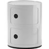 Kartell - Portaoggetti Componibili - Bianco - ABS - Designer Anna Castelli Ferrieri