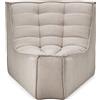 Ethnicraft - Sedia d'angolo N701 - Beige - Legno - Designer Jacques Deneef