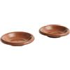 Hay - Ø 20 x H 4 cm - Set di 2 Barro - Marrone - Gres - Designer Pereira Office