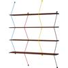 La Chance - Scaffale Climb - Legno naturale - Noce massello - Designer Bashko Trybek