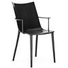 Kartell - Sedia H. H.H - Nero - Tecnopolimero termoplastico riciclato - Designer Philippe Starck
