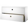 String Furniture - Cassettiera String System - Bianco - MDF laccato - Designer Nils Strinning
