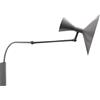 Nemo - Applique con presa Le Corbusier - Grigio - Alluminio - Designer Le Corbusier
