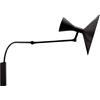 Nemo - Applique con presa Le Corbusier - Nero - Alluminio - Designer Le Corbusier