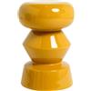 Made in design Editions - Tavolino d'appoggio 25 ans MID - Giallo - Gres smaltato