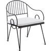 Unopiu - Poltrona Ariete - Bianco - Tessuto acrilico - Designer Adam Tihany
