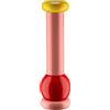 Alessi - Macina pepe & sale Alessi 100 Values Collection - Rosa - Massello di faggio, certificato FSC - Designer Ettore Sottsass