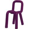 Moustache - Sedia imbottita Bold - Viola - Espanso - Designer Big Game