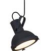 Nemo - Sospensione Le Corbusier - Nero - Vetro opalino - Designer Le Corbusier
